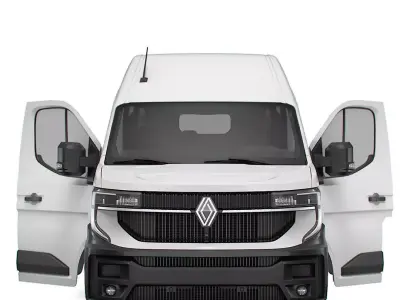 Renault Master L4H3 Van HQ Interior 2024 3D model