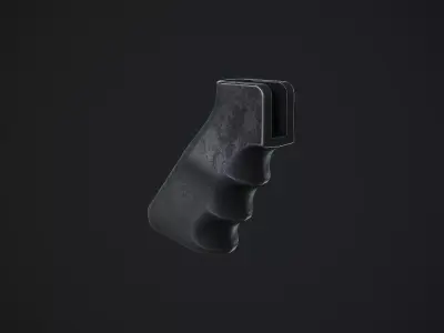 AR15 PistolGrip Low-poly 3D model
