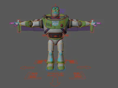 3D Character - Buzz from Toy Story Free 3D model