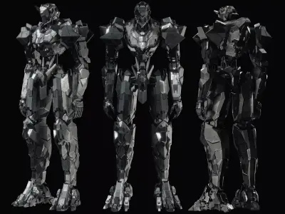 Telesto Free low-poly 3D model