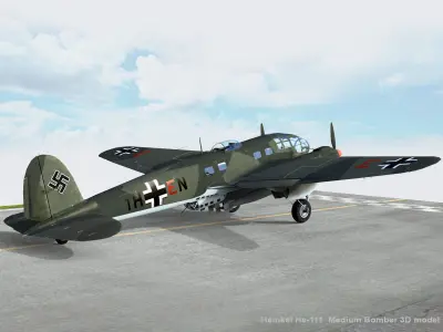 Heinkel He-111 3D model