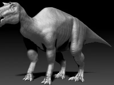 Dinosaur Maiasaura Sculpt Project 3D model