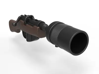 Jawa Ion Blaster CA-87 from the movie Star Wars New hope 1977 3D model