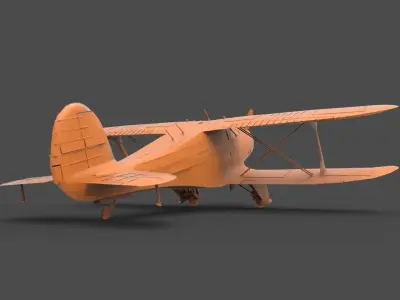 Beechcraft G17S 3D print model