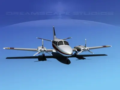 Cessna 404 Titan Corporate 2 3D model