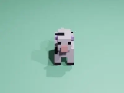 Cubic Cow 3D model