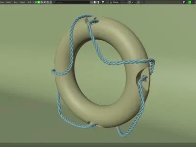 Lifesaver Free 3D model