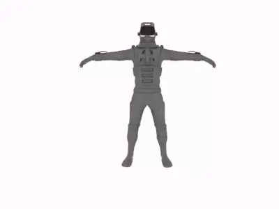 Sci Fi suit 3D model order