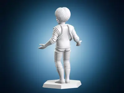 Mars Alien Miniature 3D print model