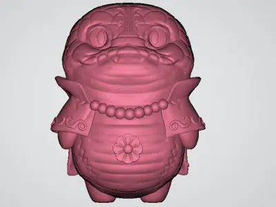 crocodile character 3D print model
