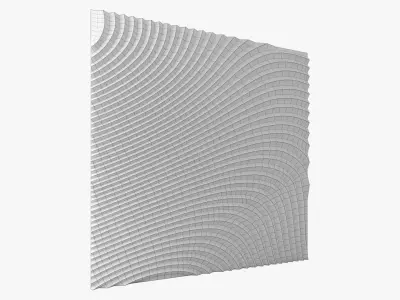 wave wall 12 3D model
