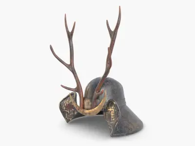 Samurai Helmet 3D model