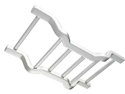 Classic Vehicle Chassis Low-poly 3D model