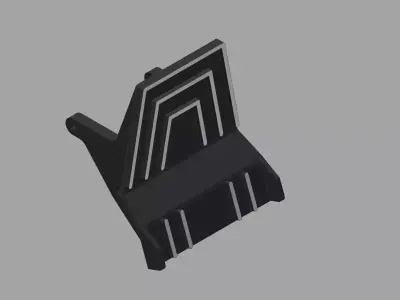 Cessna rudder pedal 3D model