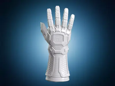 Sci-Fi Gauntlet 3D Print Model 3D print model