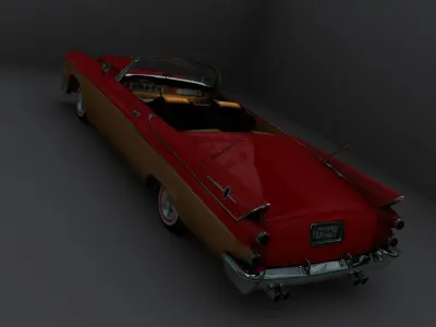 Dodge Royal Lancer Cabrio Free low-poly 3D model