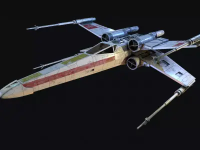 X-WING Star Wars 3D model