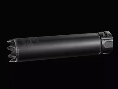 Silencer SureFire SOCOM556 MONSTER AR-15 Low-poly 3D model