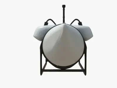 Realistic Mini Submarine 3D model