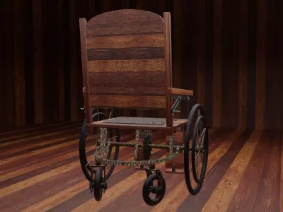 Wheel chair  Free 3D model