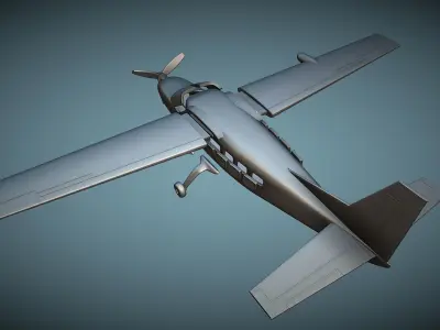 Cessna 208A Caravan - 3D Printable Model 3D print model