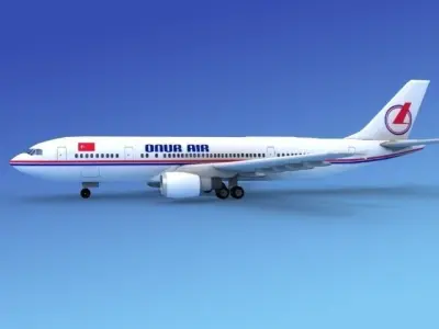 Airbus A300 ONUR 1 3D model