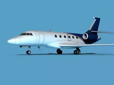 Dassault Falcon 2000 V10 3D model