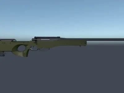 I W M sniper rifle 3D model