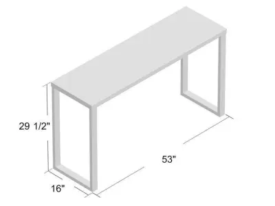 Jaylen Console Table Free 3D model