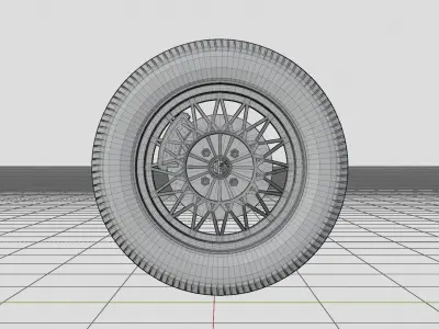 Alfa Romeo Z33 Free Time 1984 Wheel 3D Model 3D model