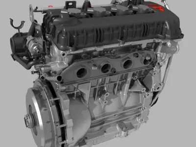 Mitsubishi Engine 3D model