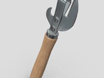 Can Opener Low-poly 3D model