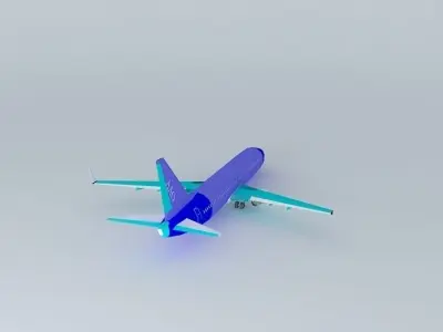 AirAtlanticOcean B737-800 with interior Free 3D model