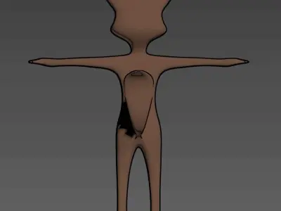 wolves cartoon animal Low-poly 3D model