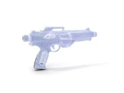 Futuristic Railgun Weapon model pack Low-poly 3D model