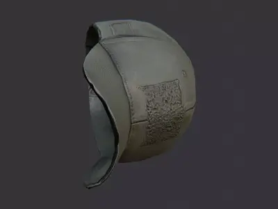 Woodland Urban Cap for CQB Missions Low-poly 3D model