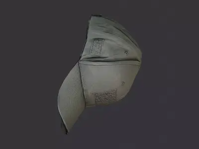 Woodland Urban Cap for CQB Missions Low-poly 3D model