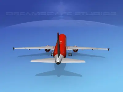 Airbus A321 Air Charter intl 2 3D model