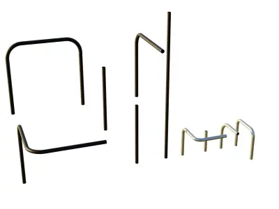 Simple Pipes Pack Free 3D model