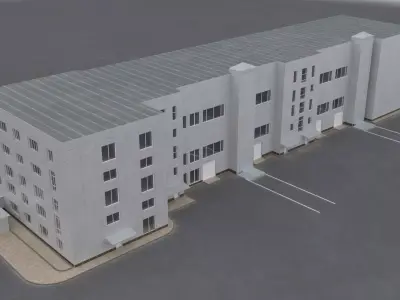  Building office v4 3D model