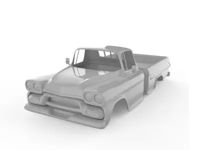 1959 gmc 100 fleetside 3D print model