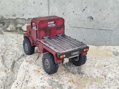 Crawler Mk23 Flatbed - 1-18 TRX4M RC body attachment 3D print model