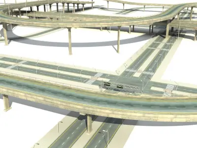 Highways and Streets Collection 3D model