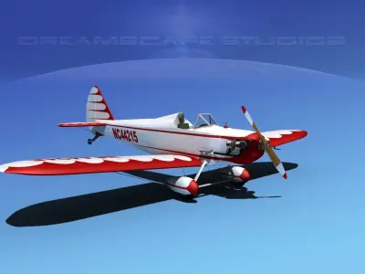 Flybaby biplane 3D model