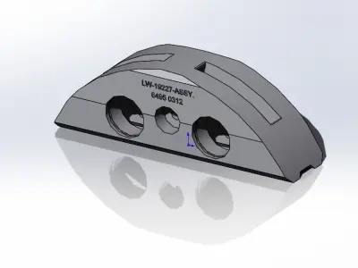 Crankshaft Assembly Lycoming IO-390 3D model