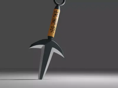 Kunai Minato 3D model