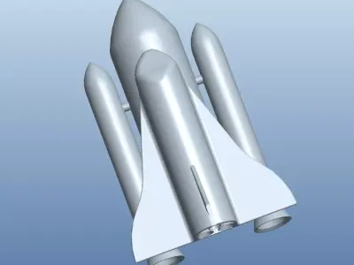 hangtianfeiji space shuttle 3D model