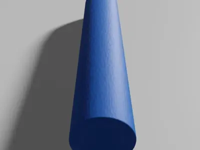 Blender Nerf Dart Free low-poly 3D model