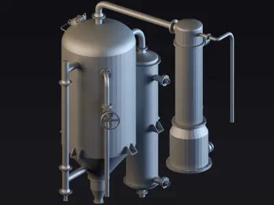 8 Factory props- Vol 01 3D model