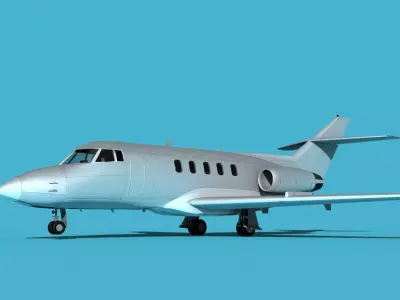 British Aerospace 125 Dominie V00 3D model